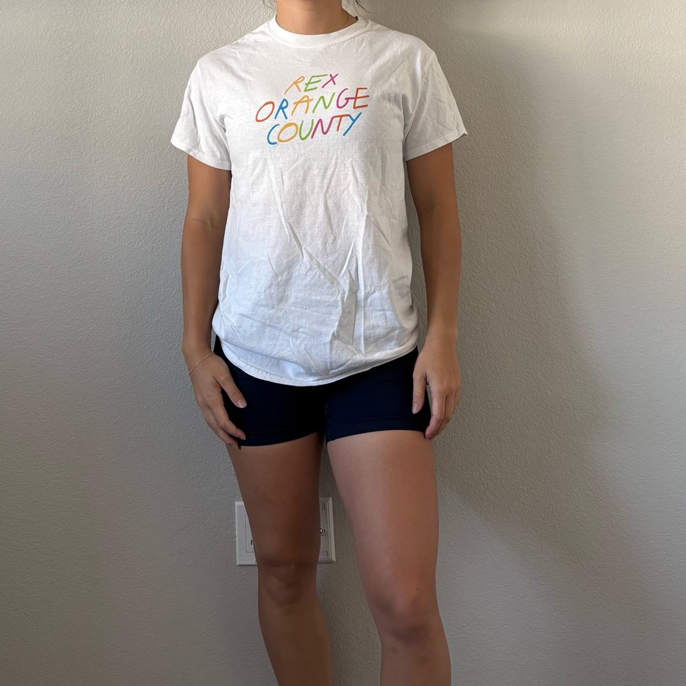 White Rex Orange County Tee